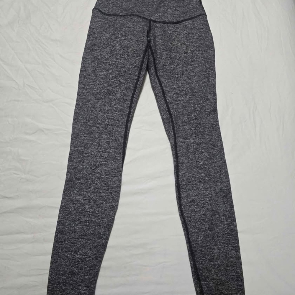 lululemon athletica Dark Gray Marled High-Rise Leggings
